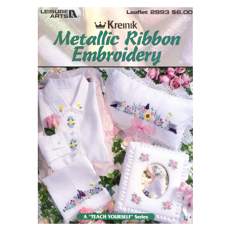 Livre metallic ribbon embroidery