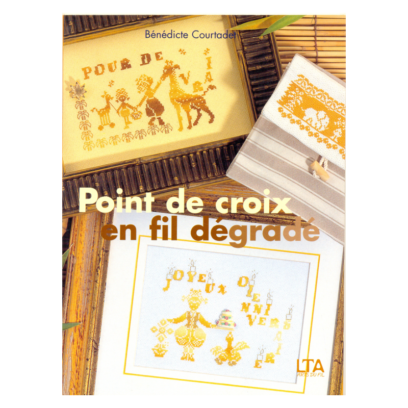 Livre Points de croix en fils dégradés