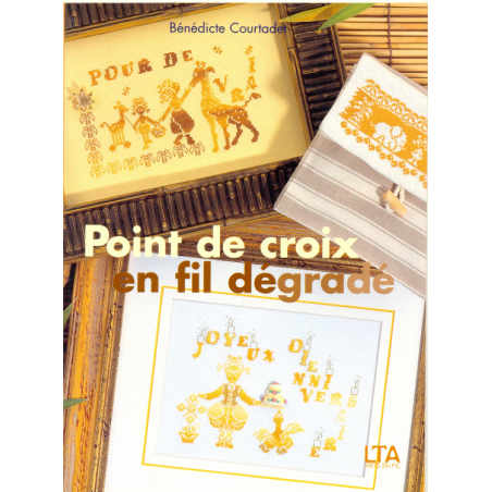 Livre Points de croix en fils dégradés