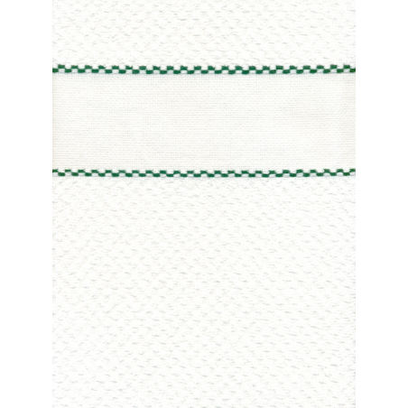 Linge mains déco verte