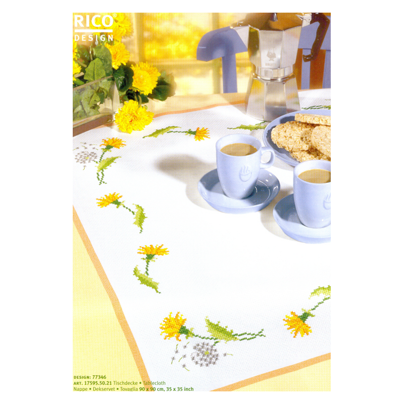 Nappe bord jaune