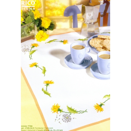 Nappe bord jaune