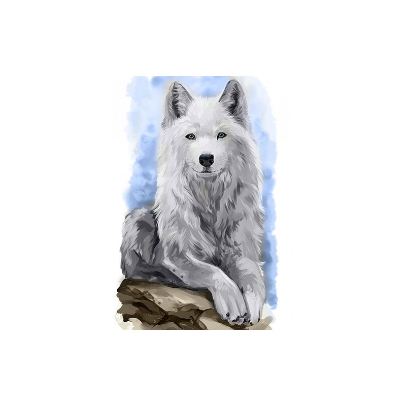 Kit Diamond painting Vagabon gris