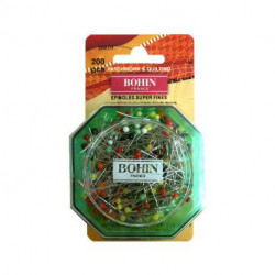 Epingles à tête nacrée couleurs assorties