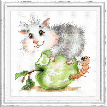 Ki Hamster sur la pomme