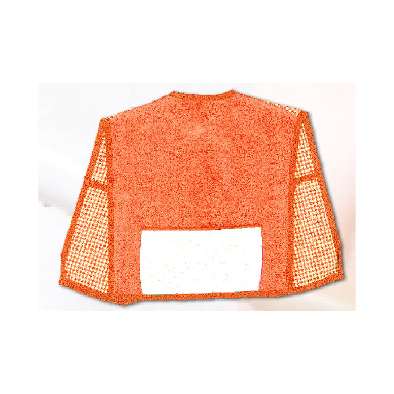 Bavoir tablier avec poche aida orange