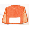Bavoir tablier avec poche aida orange