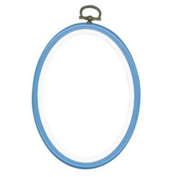 Cadre en plastique bleu