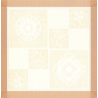 Nappe brune-beige