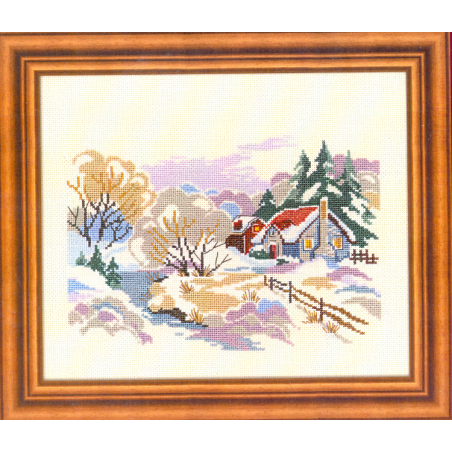 Kit Village Winter sunset