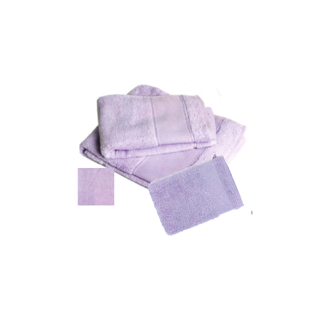 Gant de toilette mauve