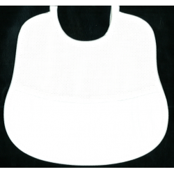 Bavoir blanc