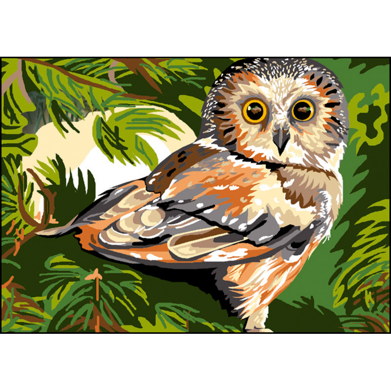 Canevas imprimé La chouette