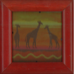 Canevas imprimé Girafes