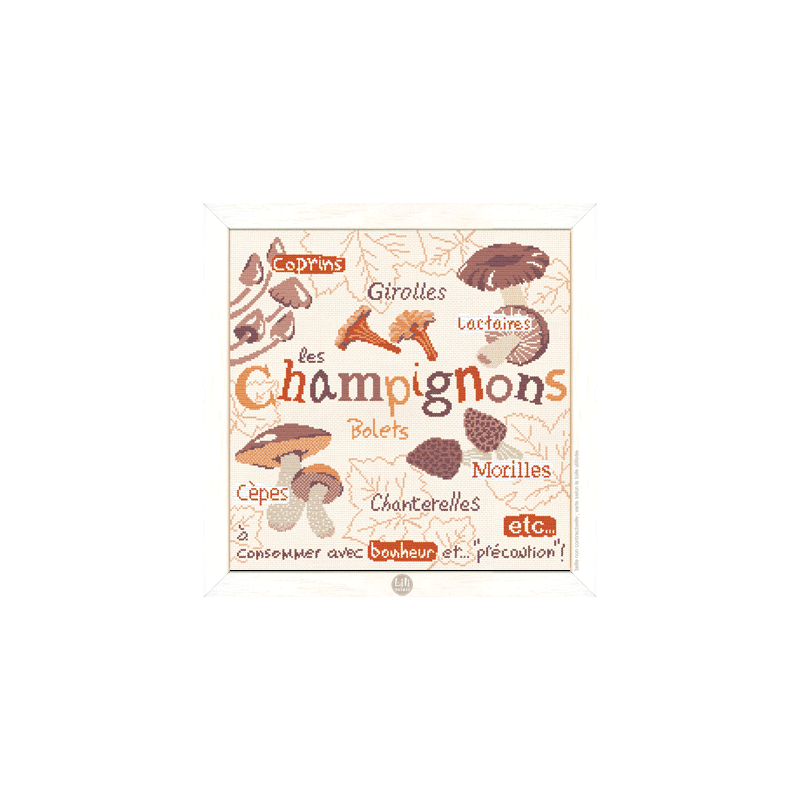 Fiche de Lili points Les champignons