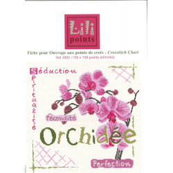 Fiche de Lili points Orchidée