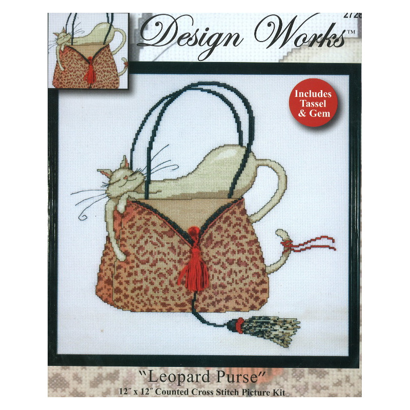 Kit Leopard purse