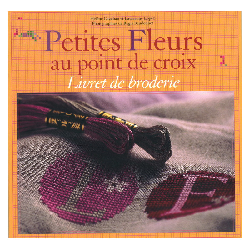 Livre Petites fleurs au point de croix