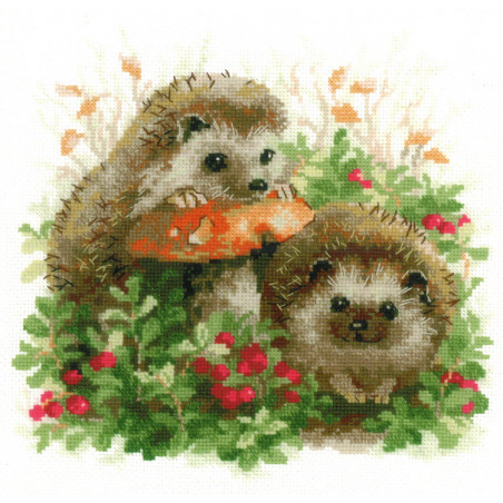 Kit Hedgehogs in lingonberries
