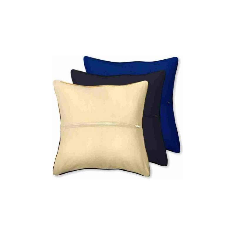 Dos de coussin en coton MARINE