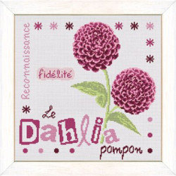 Fiche de Lili points Le dahlia