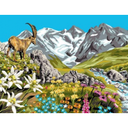 Canevas Le bouquetin