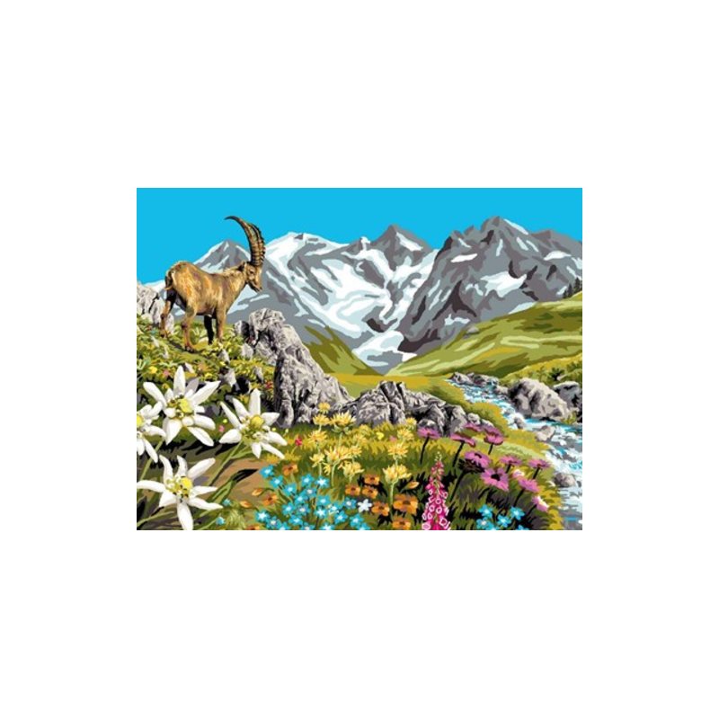 Canevas Le bouquetin