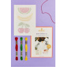 Kit magic paper fruits