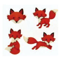 Boutons décoratifs Out foxed