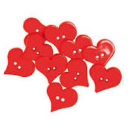 Boutons décoratifs Coeur