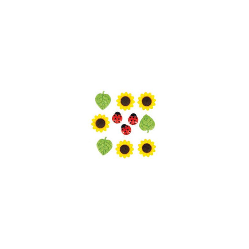 Boutons décoratifs Sunflower