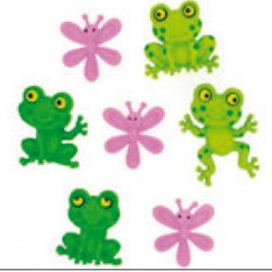 Boutons décoratifs Happy frogs