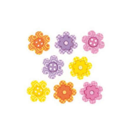 Boutons décoratifs Bright blossoms