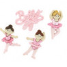 Boutons décoratifs Little ballerinas