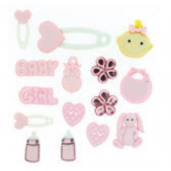 Boutons décoratifs Baby girl