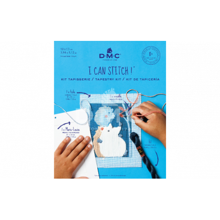 Kit tapisserie point long Zebulon le hérisson