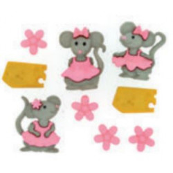 Boutons décoratifs The Mice Girls