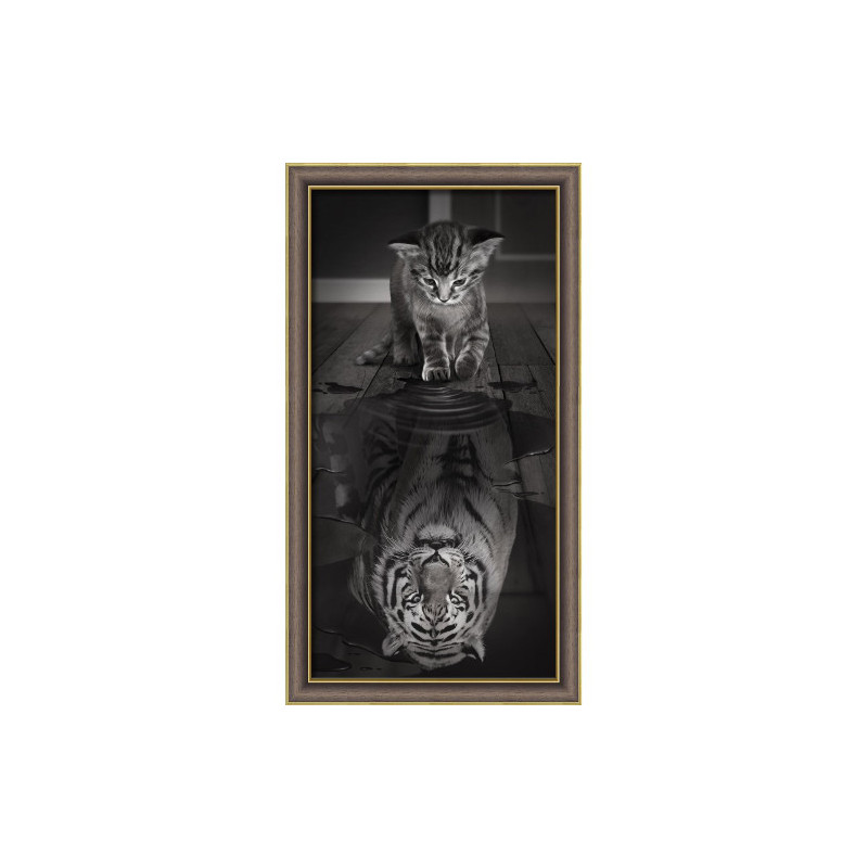Diamond Painting Tigre à l\'intérieur