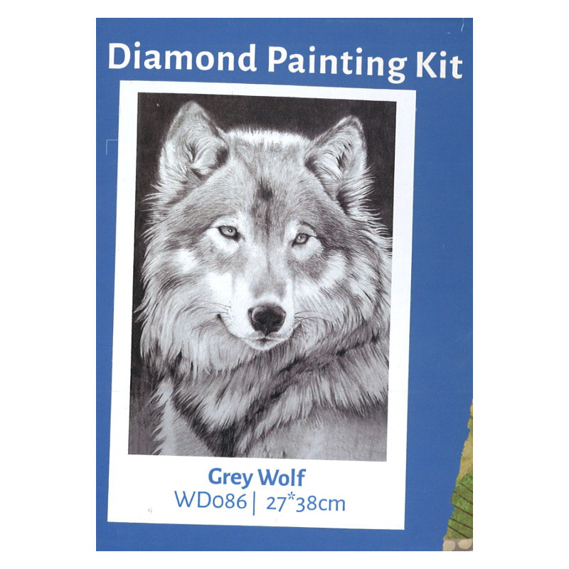 Diamond Painting Grey Wolf