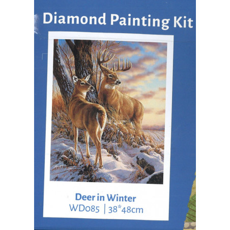Kit Diamond painting Deer in Winter