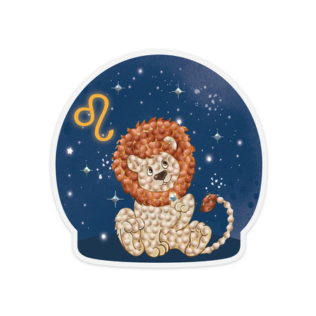 Diamond Paintig Magnet Lion