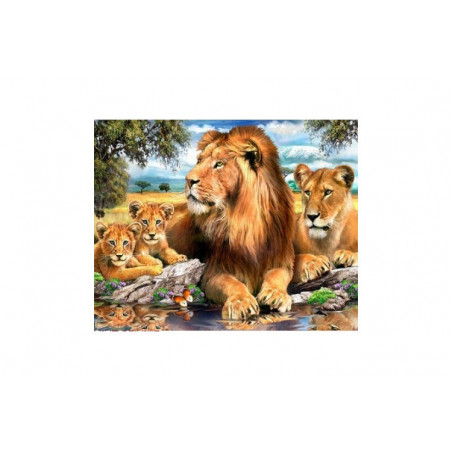 Diamond Painting Lions