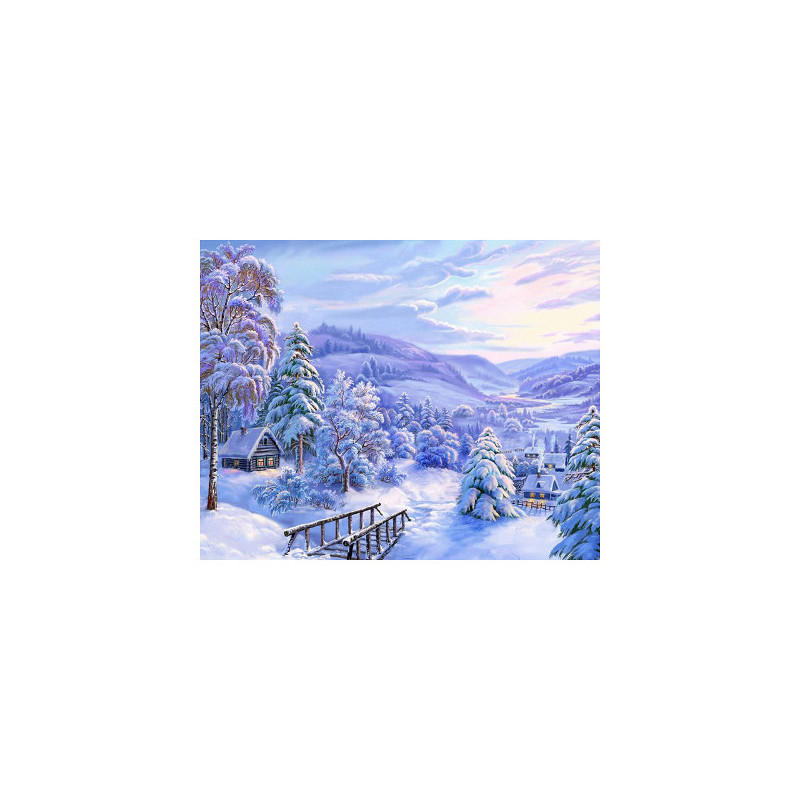 Diamond Painting Paysage d\'hiver