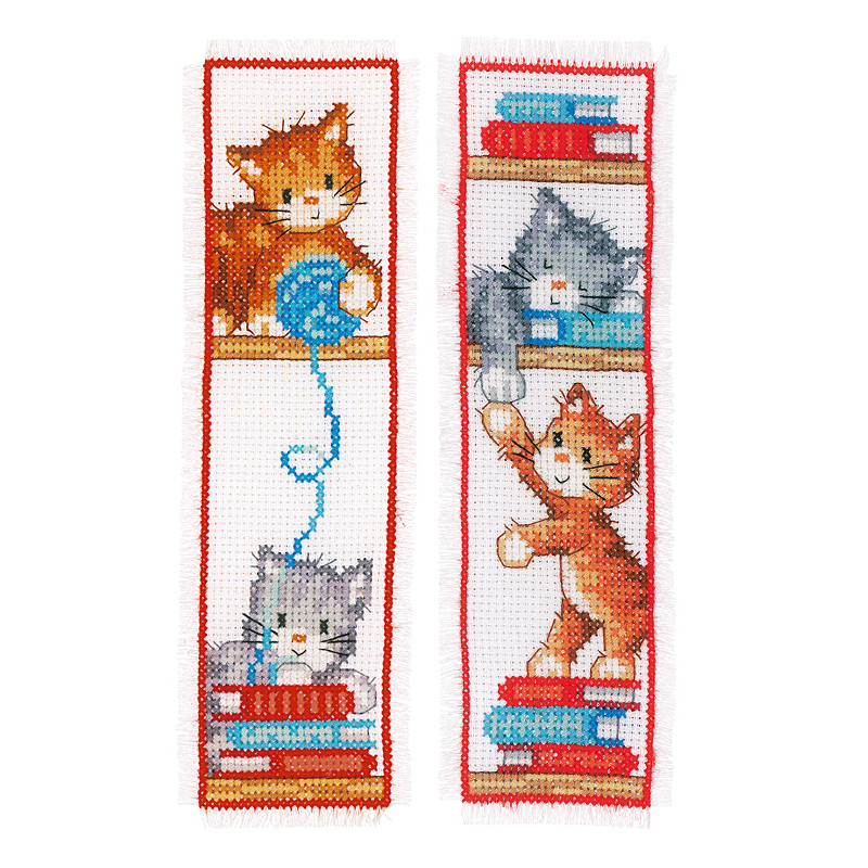 Kit marque-page Chatons ludiques lot de 2