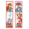 Kit marque-page Chatons ludiques lot de 2