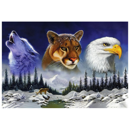 Kit Diamond painting American wildlife