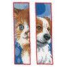 Kit marque-page Chat & chien lot de 2