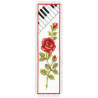 Kit marque-page Rose avec clavier piano