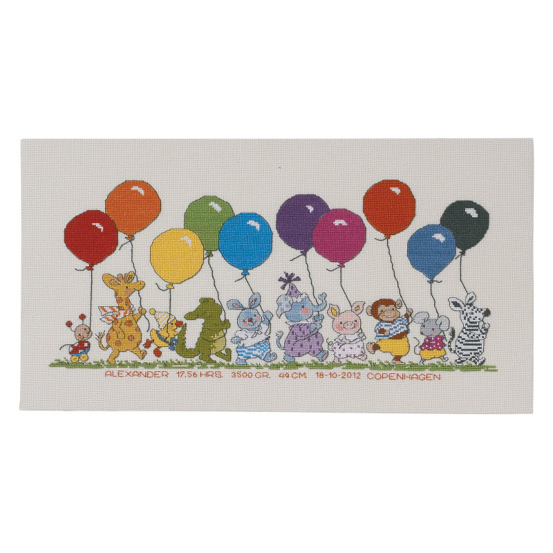 Kit Animals with balloons