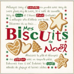 Fiche de Lili points  Biscuits de Noël
